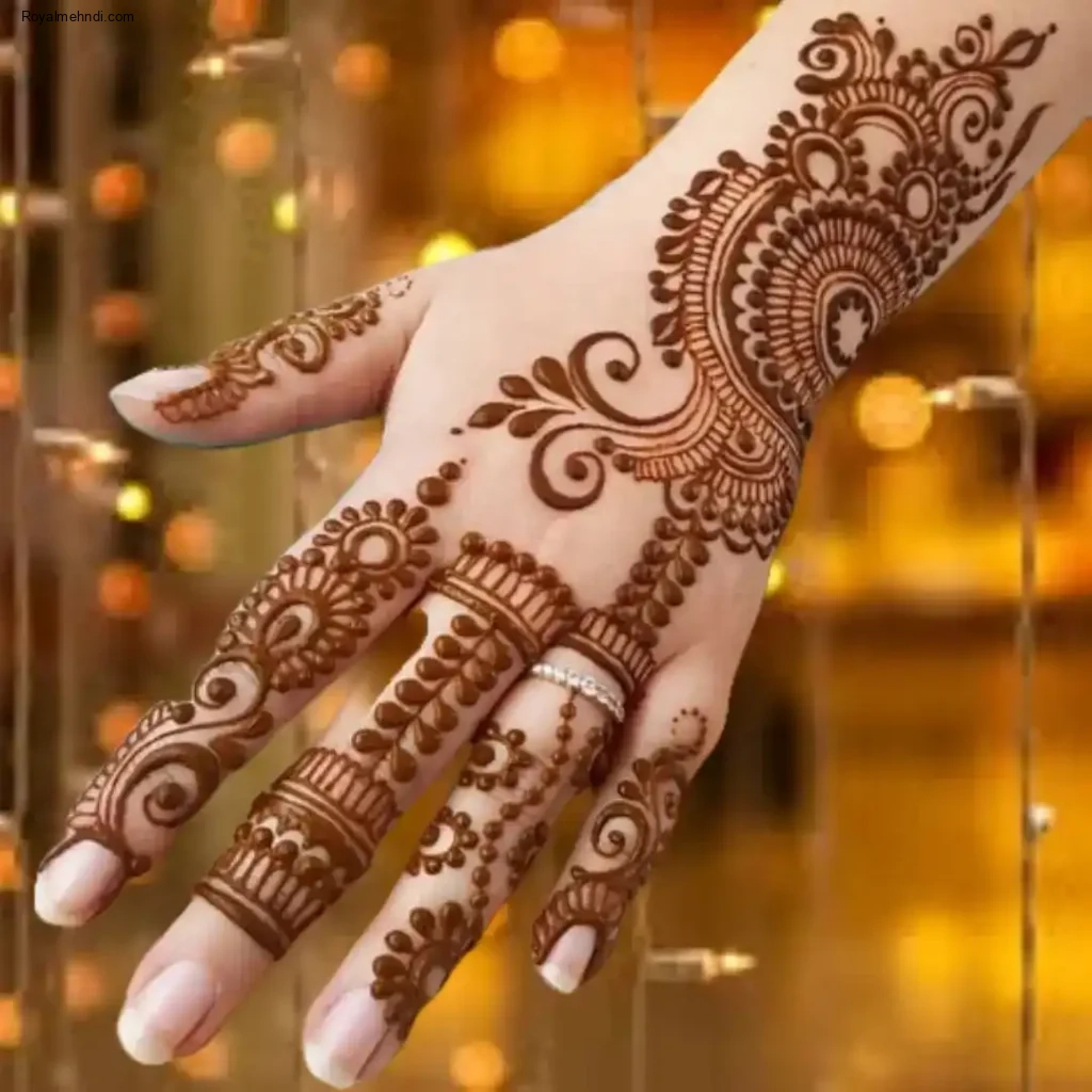 back side mehndi designs