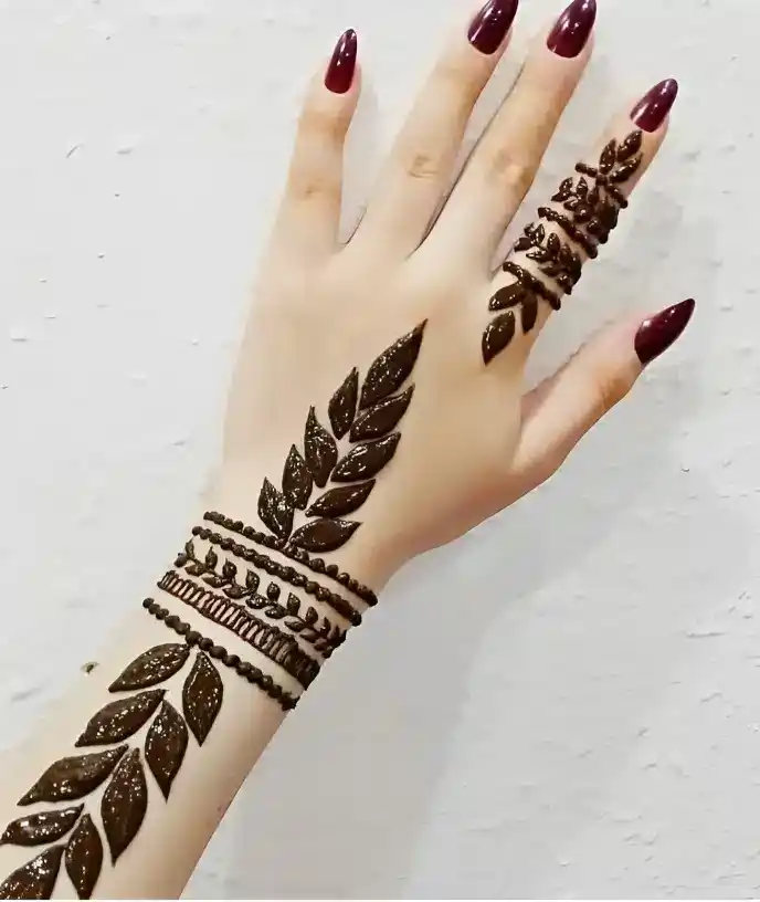 back side mehndi designs