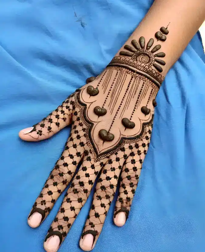 back side mehndi designs