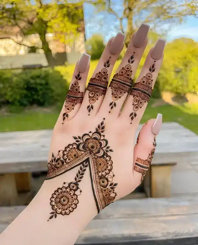 back side mehndi designs