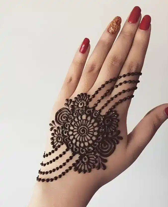 back side mehndi designs