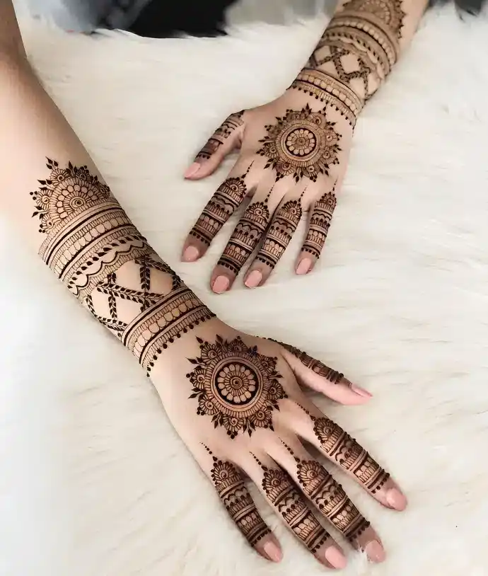 back side mehndi designs