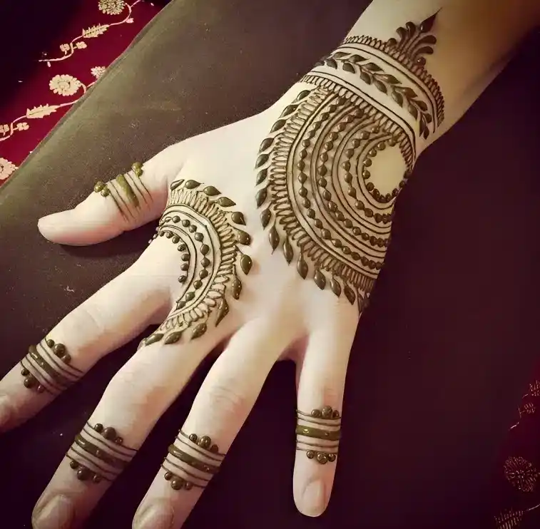 back side mehndi designs