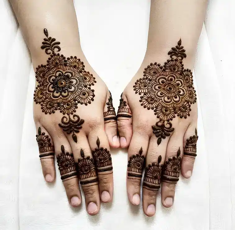 back side mehndi designs