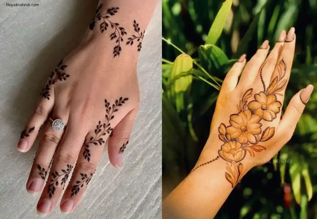 back side mehndi designs