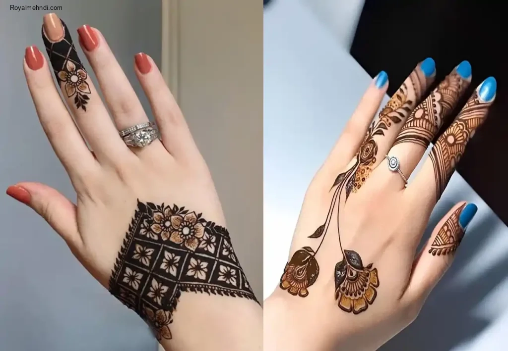 back side mehndi designs