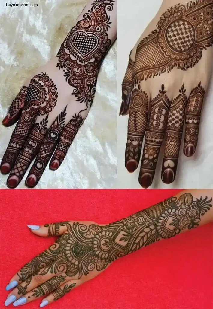 back side mehndi designs
