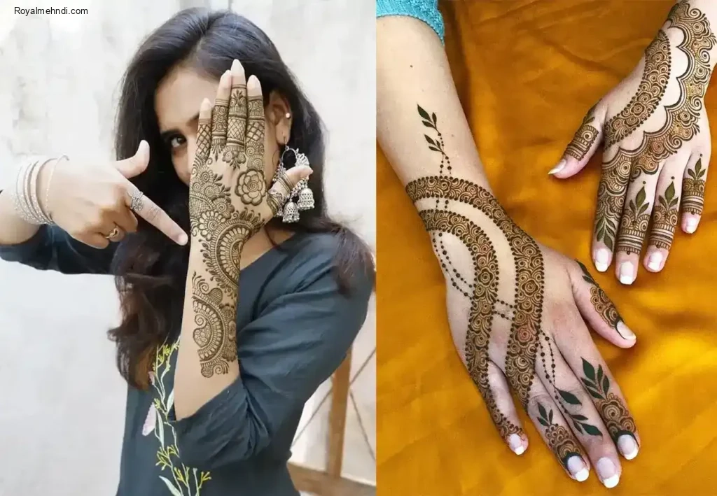back side mehndi designs