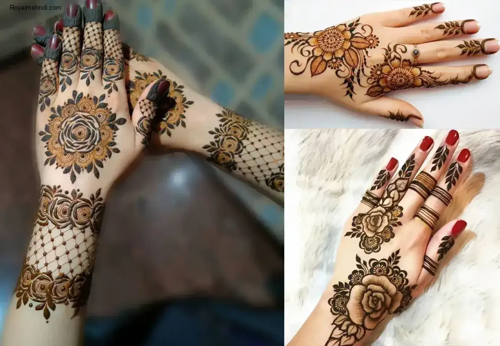 back side mehndi designs