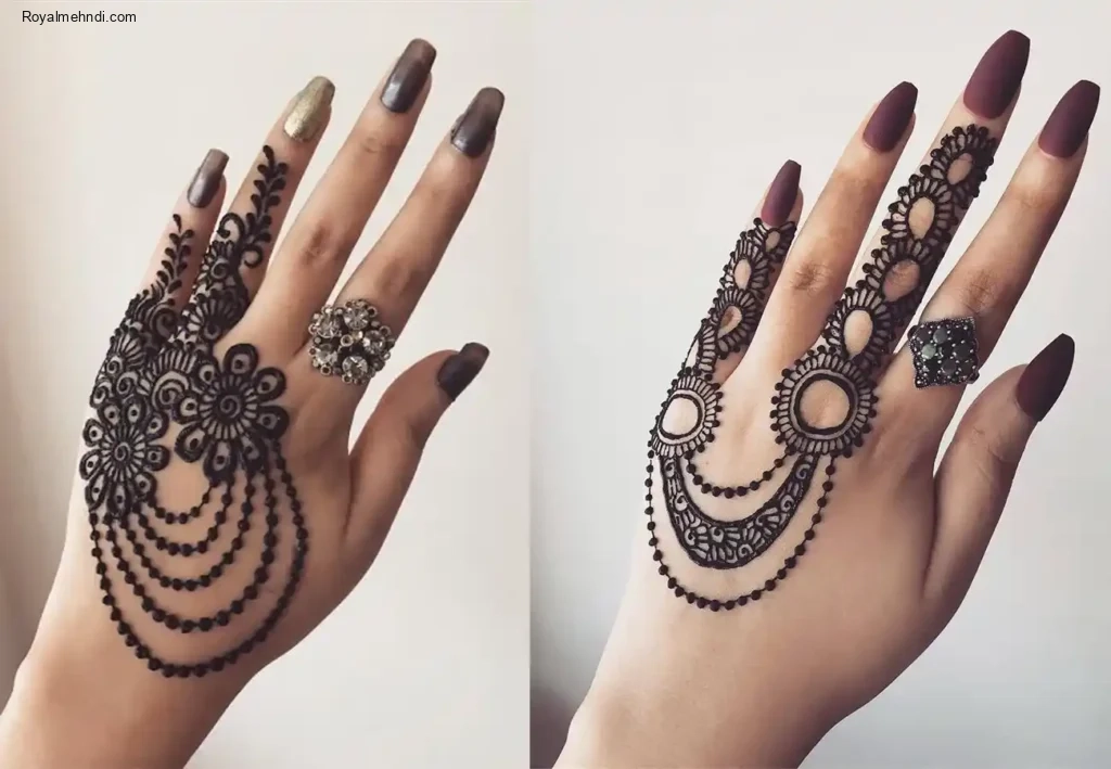 back side mehndi designs
