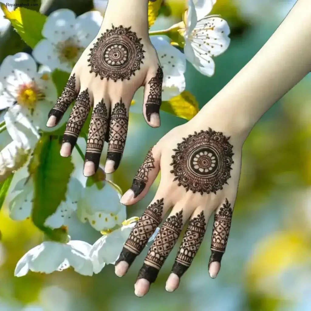 back side mehndi designs