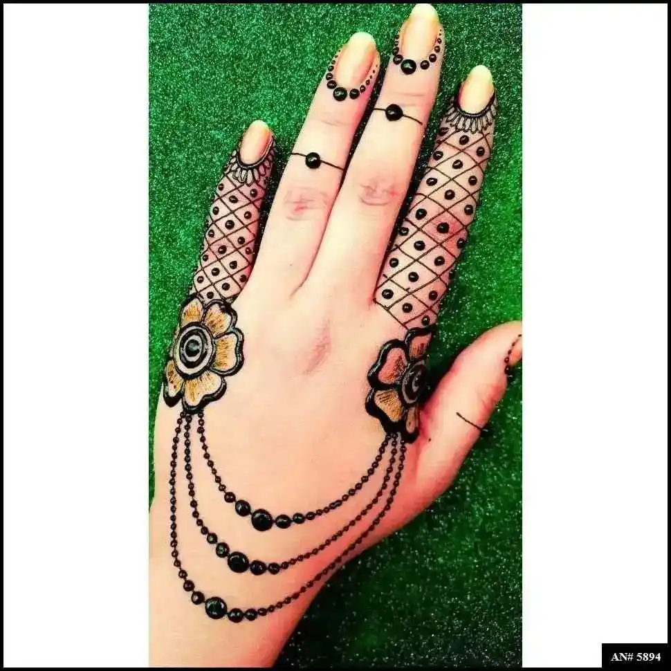 back side mehndi designs