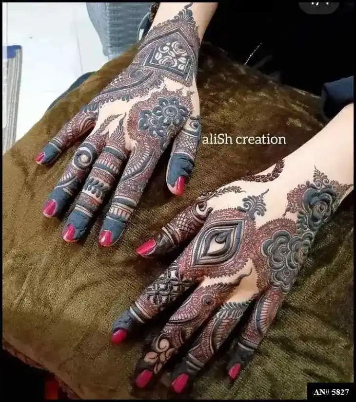 back side mehndi designs
