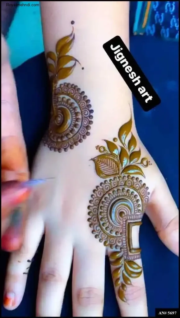 back side mehndi designs
