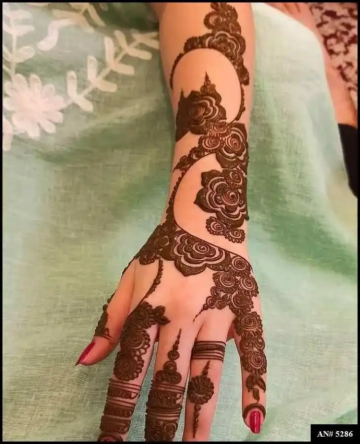 back side mehndi designs