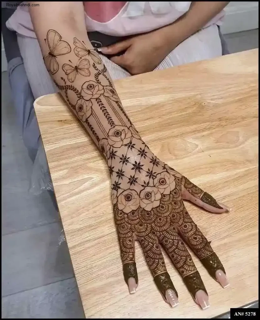 back side mehndi designs