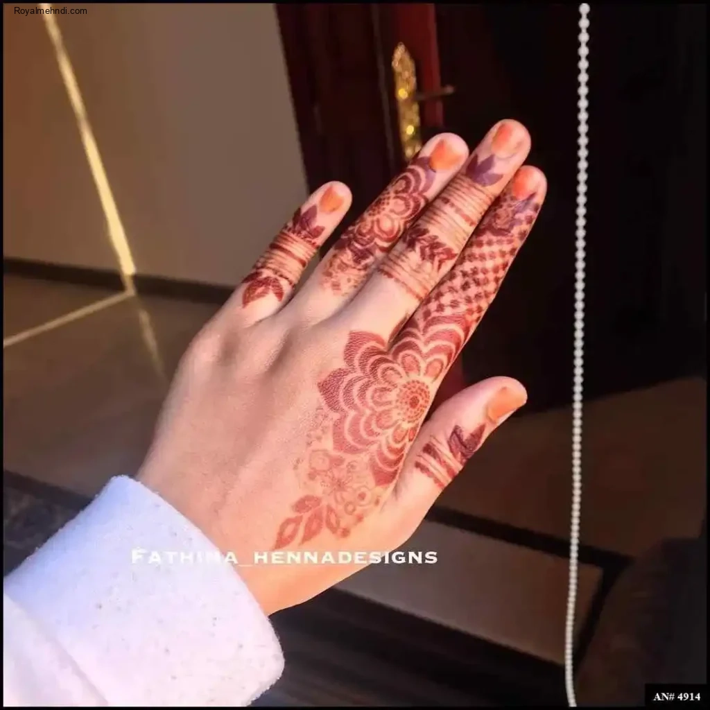 back side mehndi designs