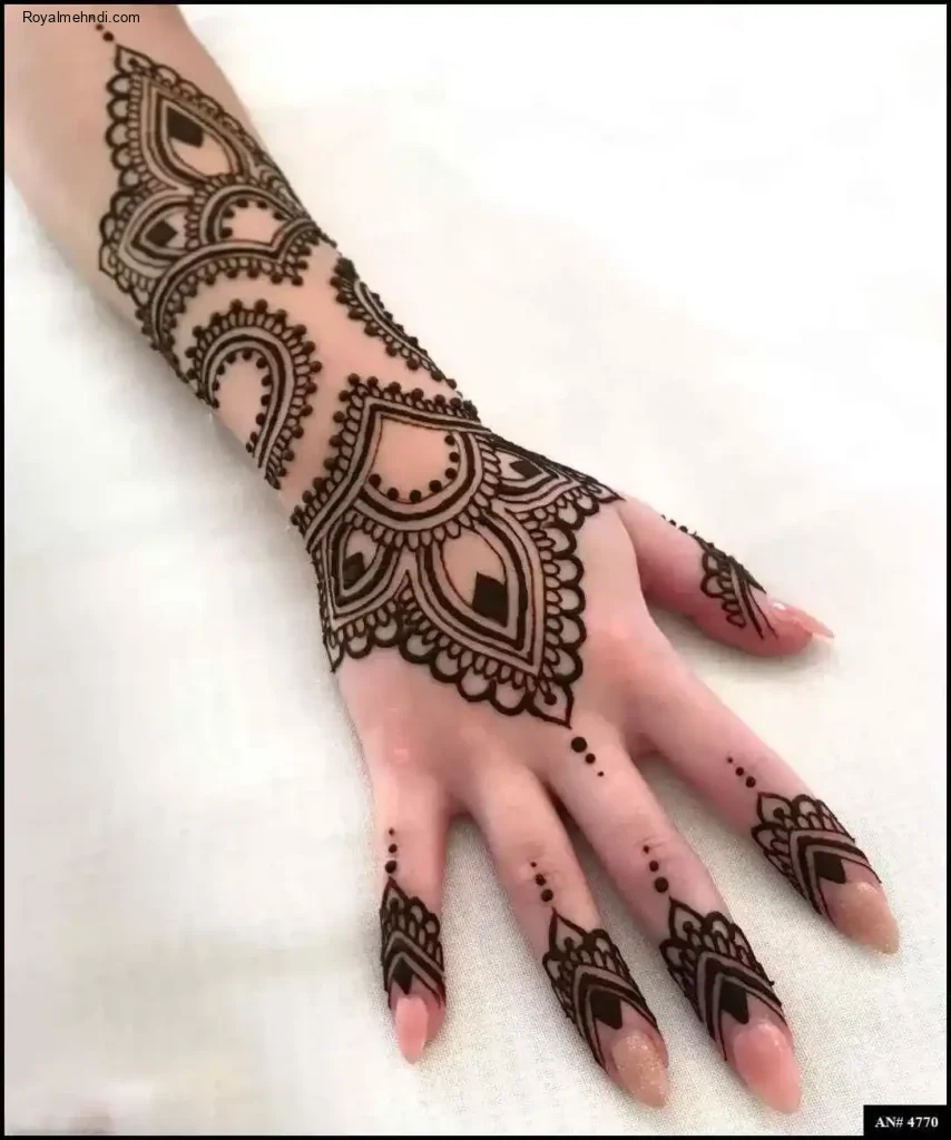back side mehndi designs