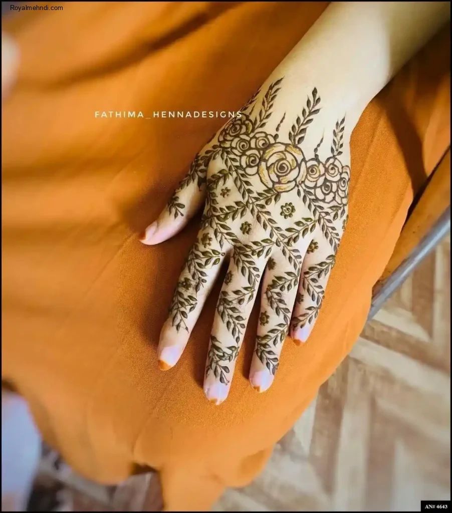 back side mehndi designs