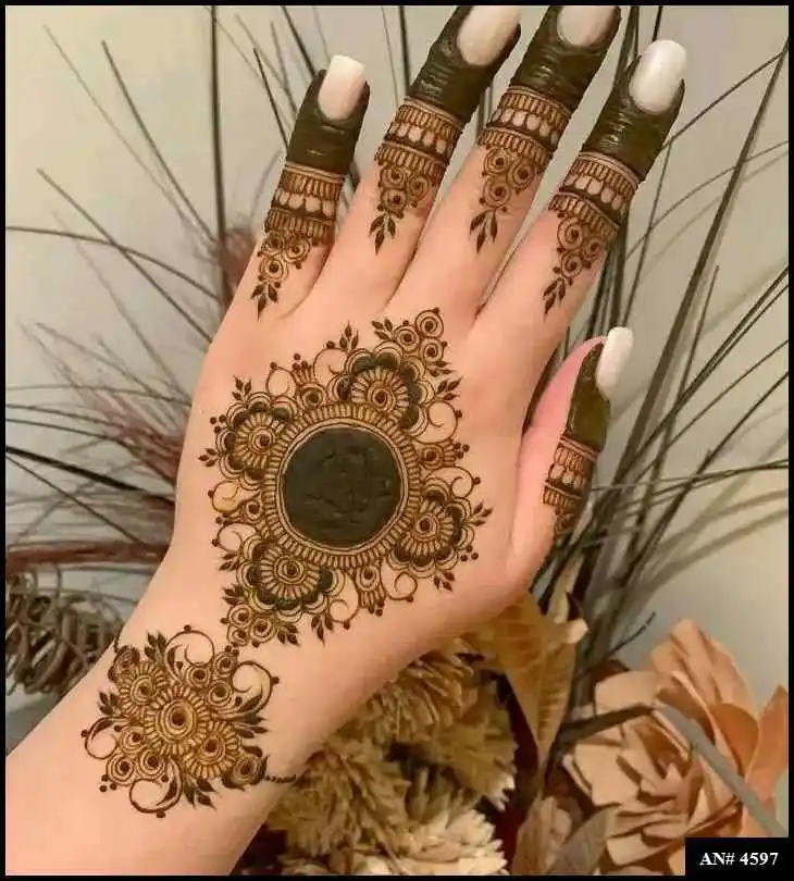back side mehndi designs
