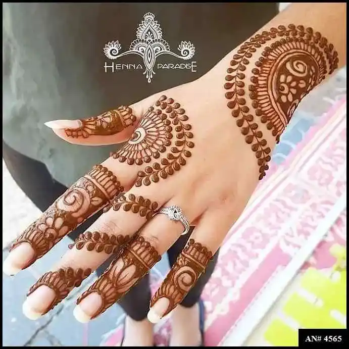 back side mehndi designs