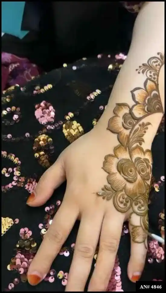 back side mehndi designs