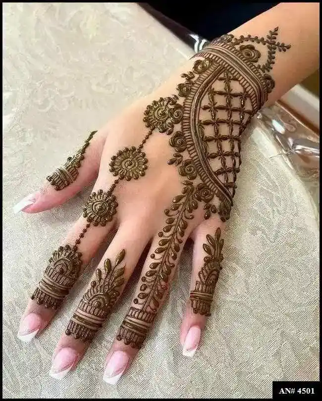 back side mehndi designs