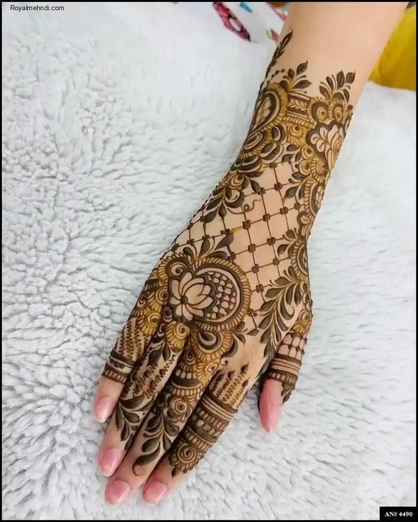 back side mehndi designs