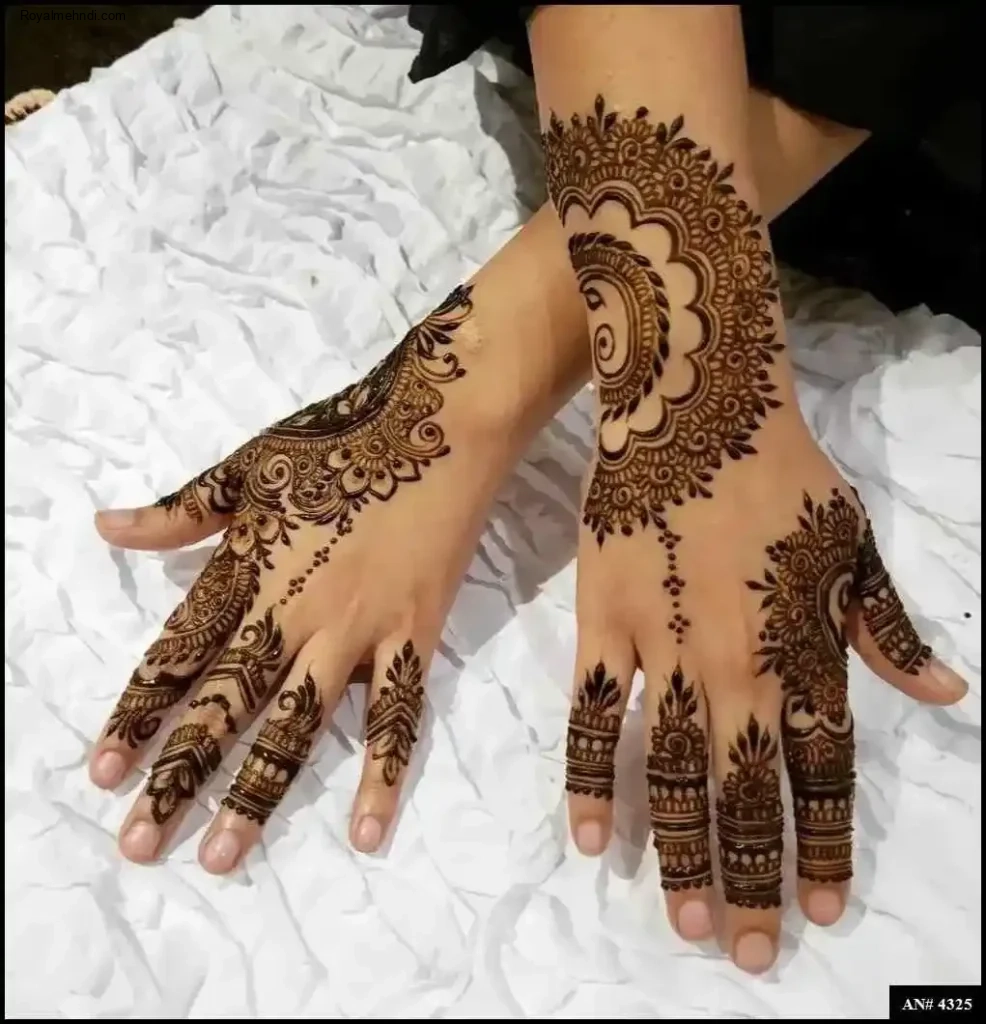 back side mehndi designs