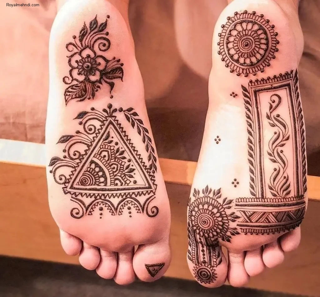 foot mehndi design