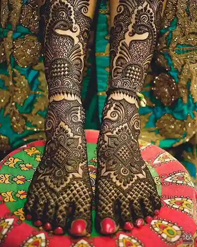 foot mehndi design