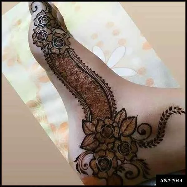 foot mehndi design