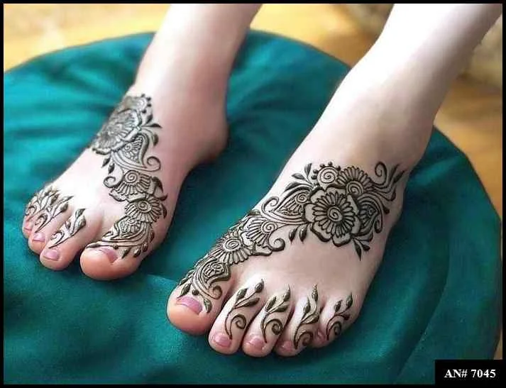 foot mehndi design
