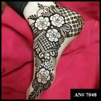 foot mehndi design