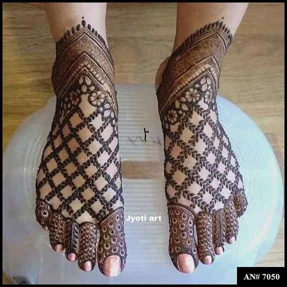 foot mehndi design
