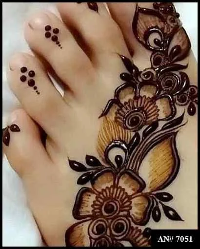 foot mehndi design