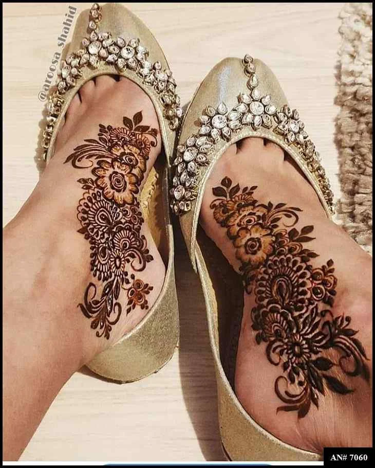 foot mehndi design
