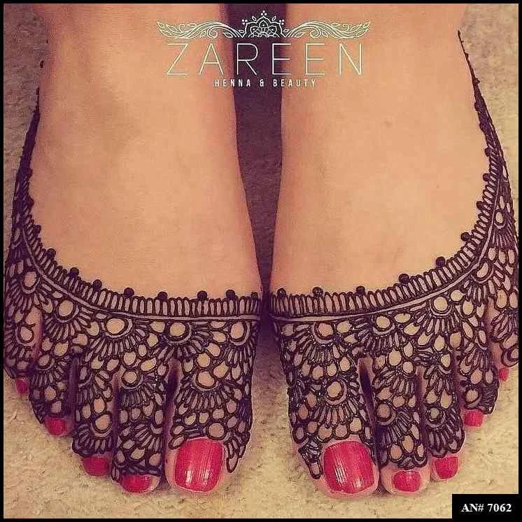 foot mehndi design
