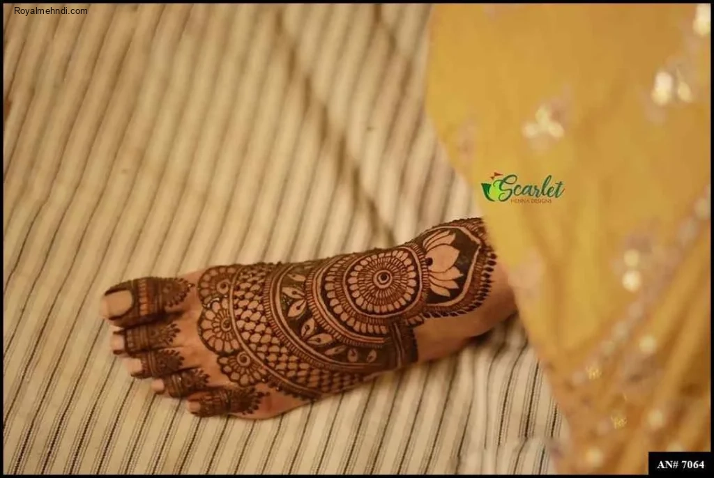 foot mehndi design