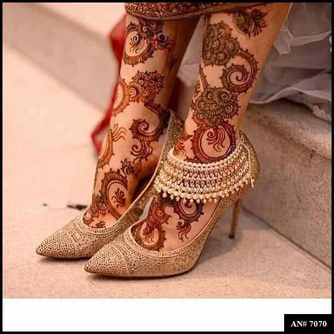 foot mehndi design