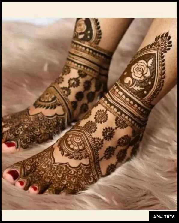 foot mehndi design