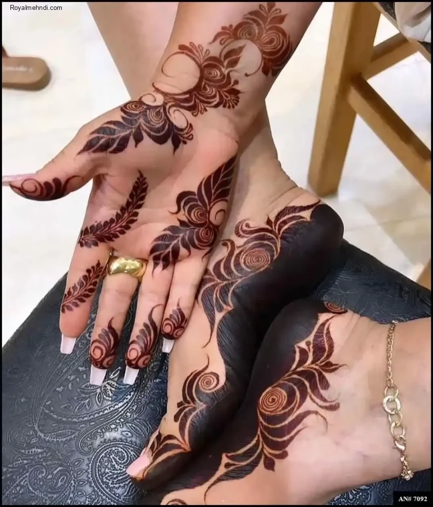 foot mehndi design