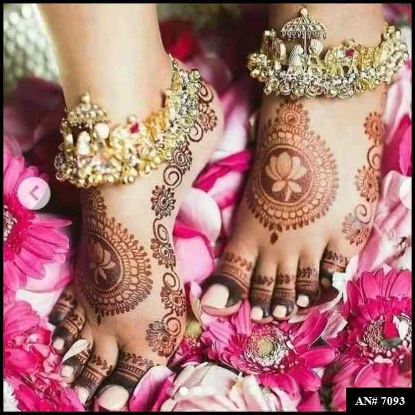 foot mehndi design