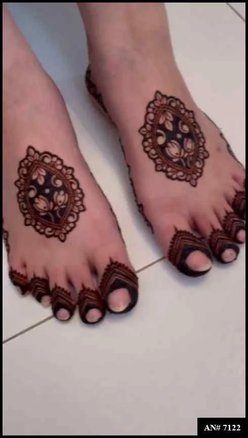 foot mehndi design