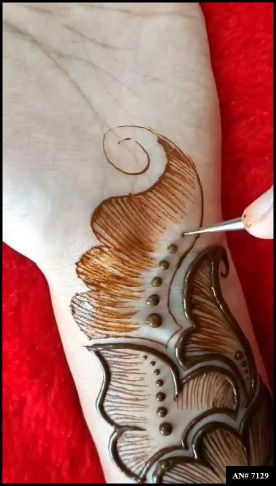 foot mehndi design