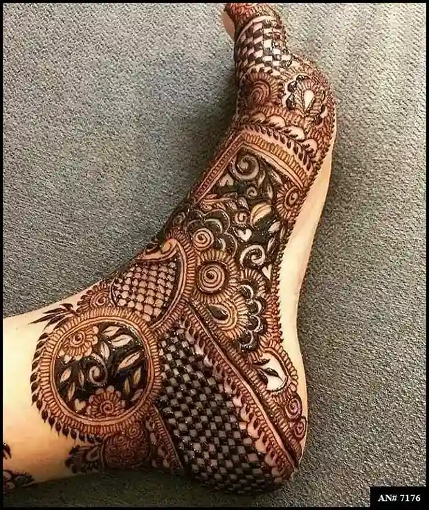foot mehndi design