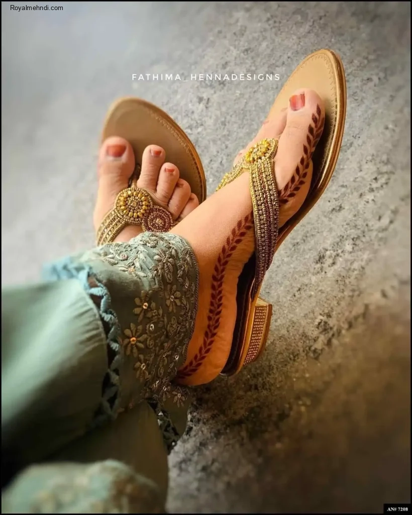foot mehndi design