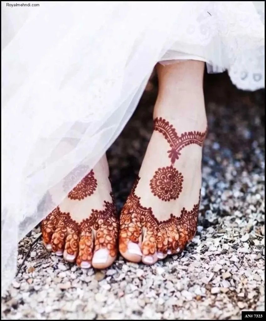 foot mehndi design