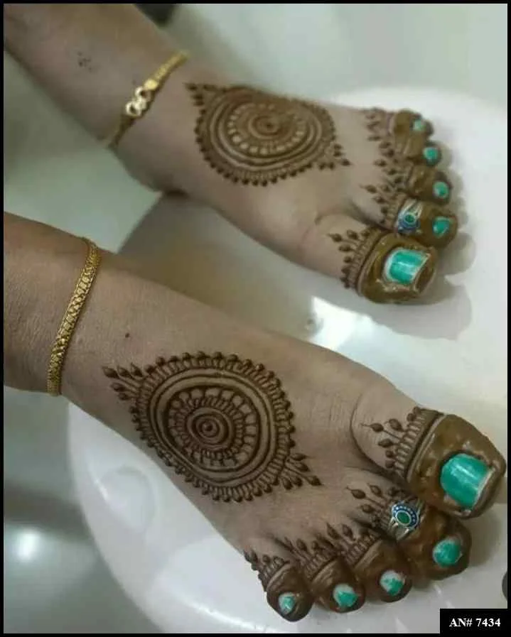 foot mehndi design