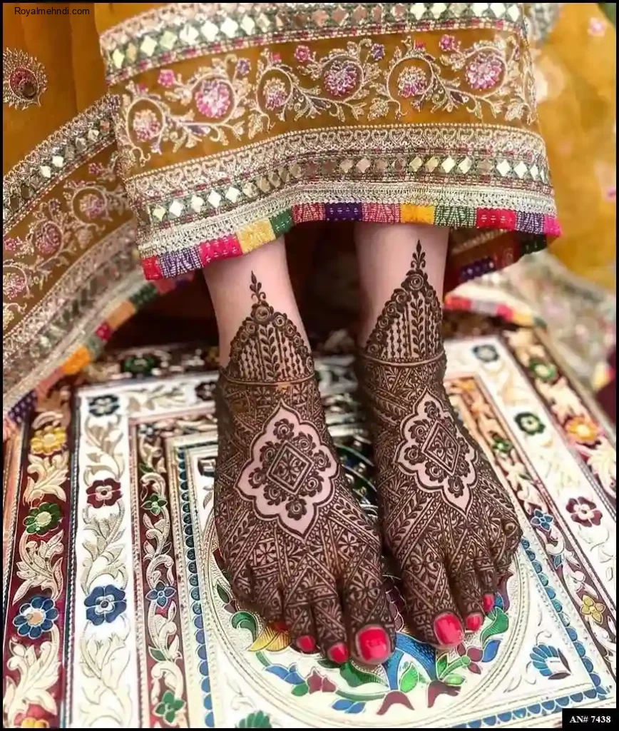foot mehndi design